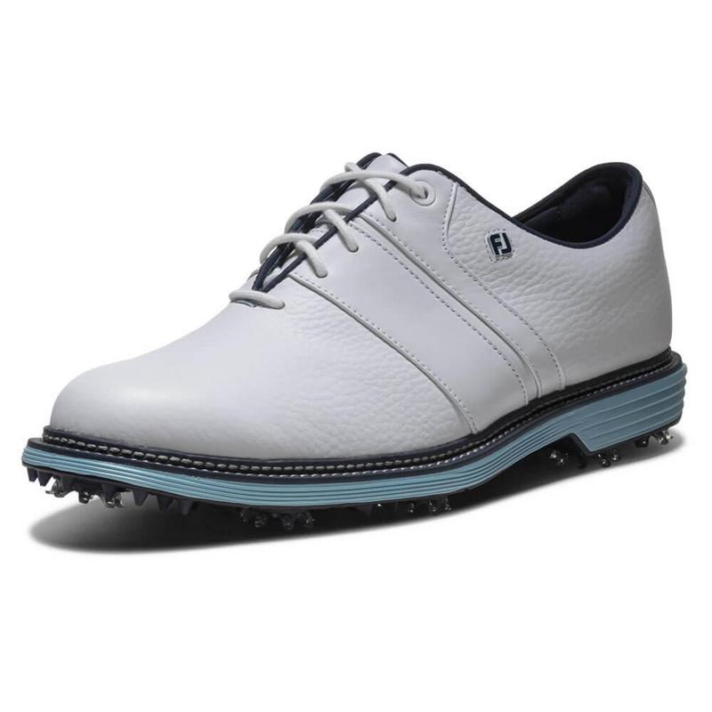 FootJoy Premiere Series Packard Golf Shoes - White/Navy/Blue - main image