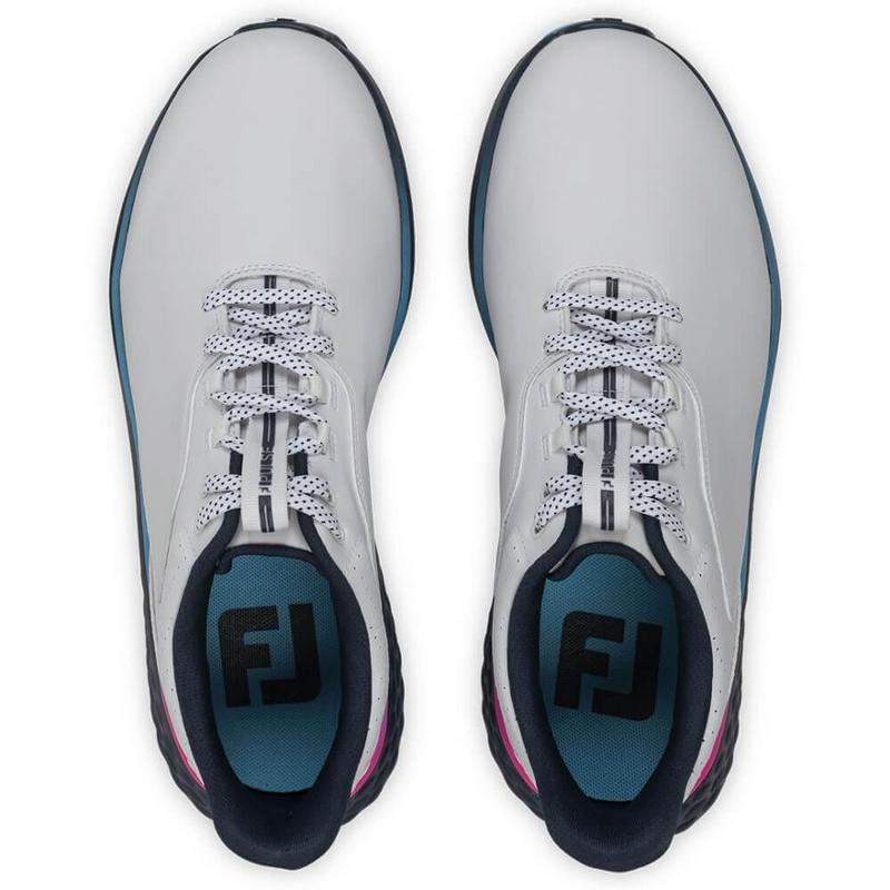 FootJoy Pulse Golf Shoes - White/Navy/Pink - main image