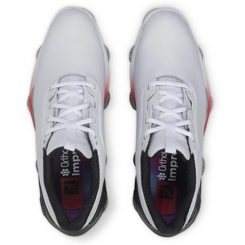 FootJoy Tour Alpha 2.0 Golf Shoes - White/Black/Red - main image