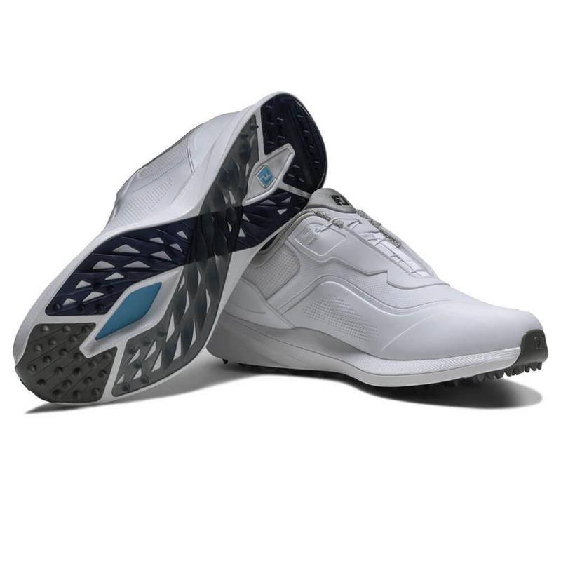 FootJoy Pro SL BOA Golf Shoes - White/White/Grey - main image