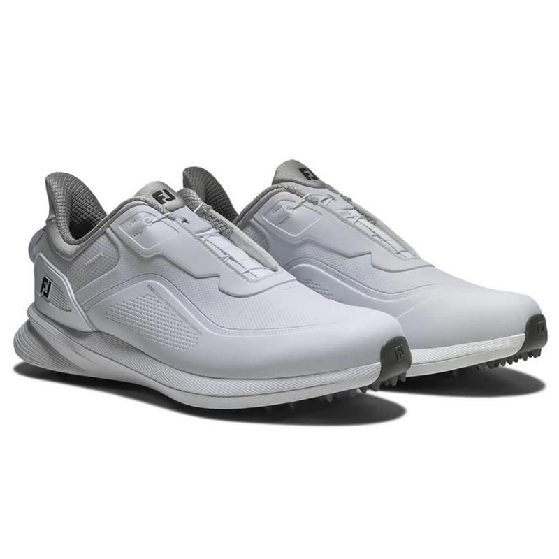 FootJoy Pro SL BOA Golf Shoes - White/White/Grey - main image