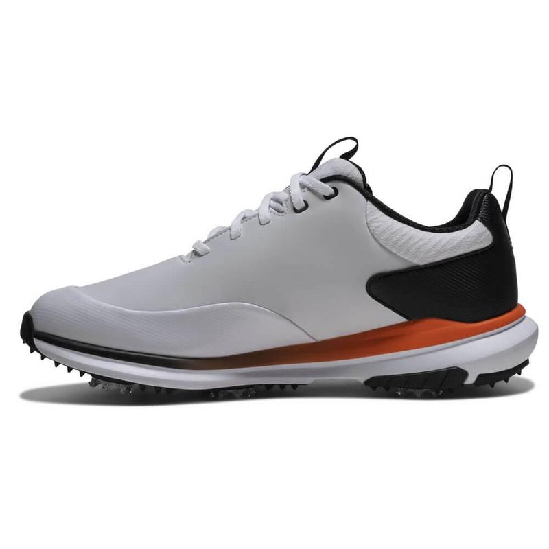 FootJoy Tour Rival Golf Shoes - White/Black/Orange - main image