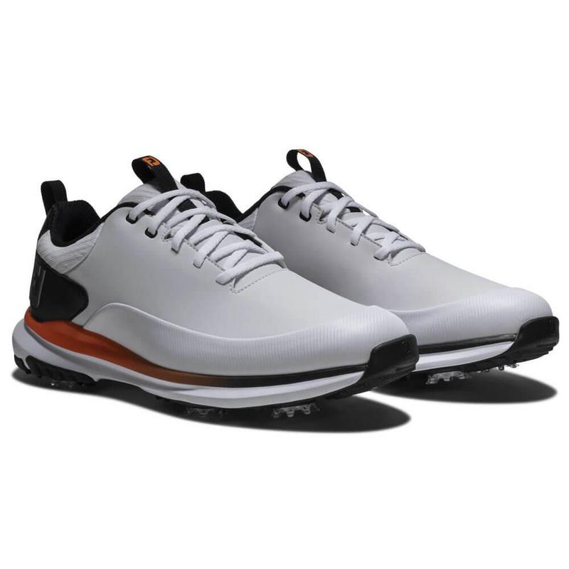 FootJoy Tour Rival Golf Shoes - White/Black/Orange - main image