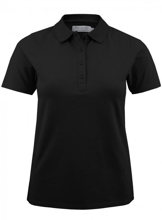 ProQuip Abbie Cotton Ladies Polo Shirt - Black - main image