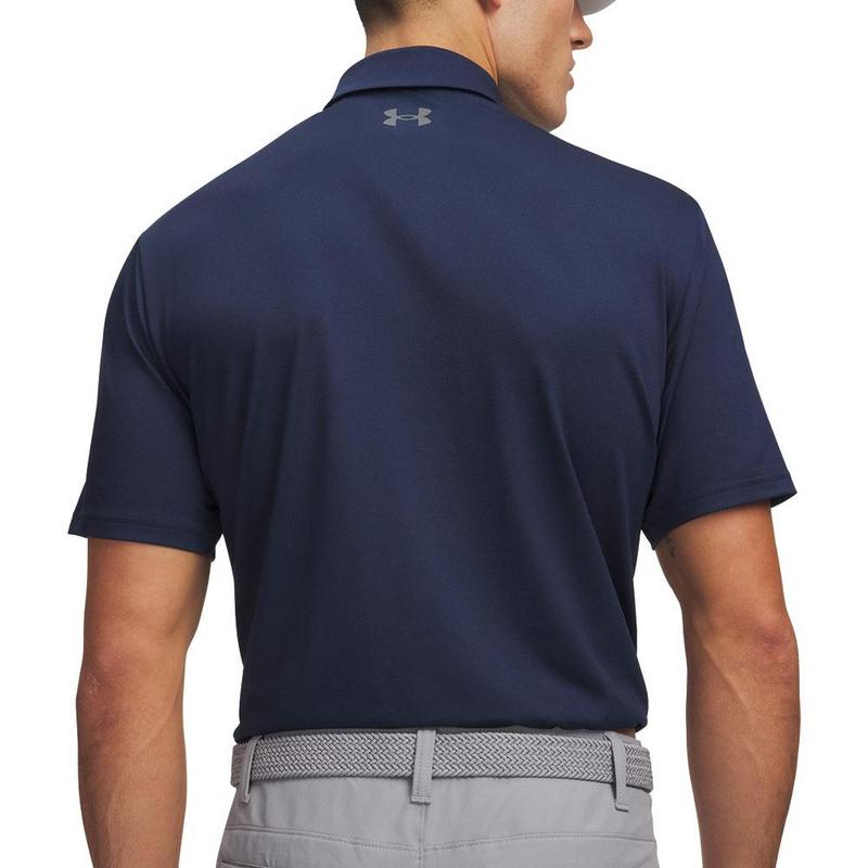 UA Matchplay Golf Polo Shirt - Academy Blue/Pitch Grey - main image