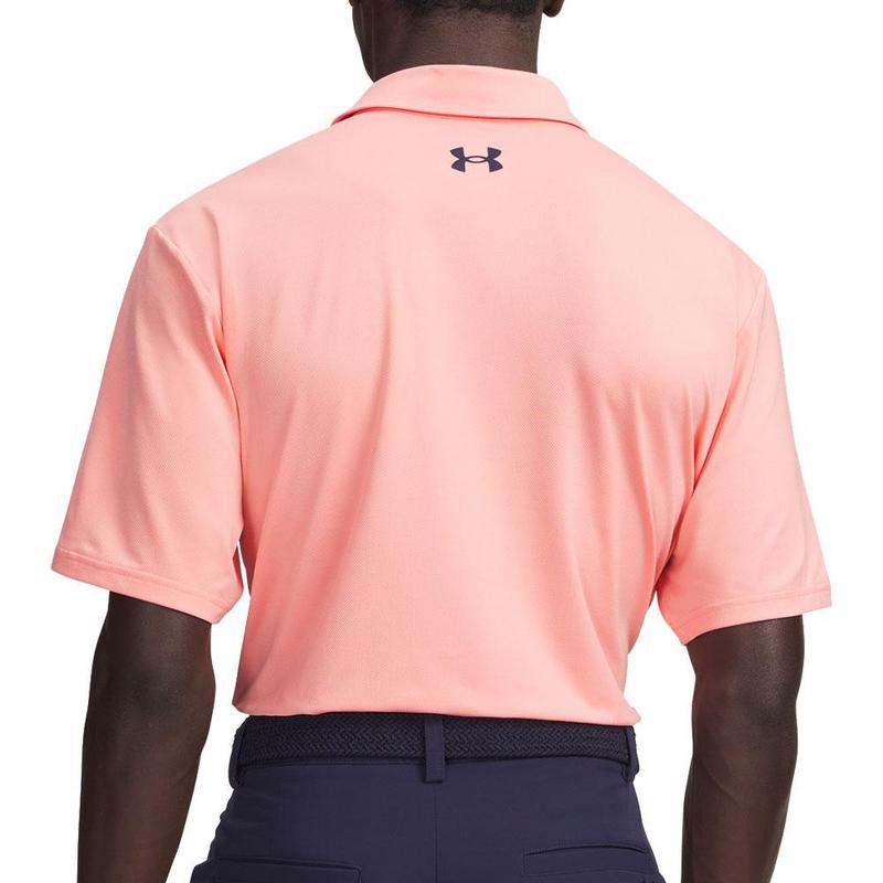 UA Matchplay Golf Polo Shirt - Posh Pink/Navy - main image