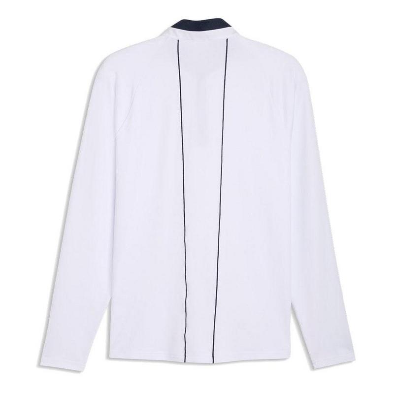Puma Pure 3.0 1/4 Zip Golf Sweater - White Glow/Deep Navy - main image