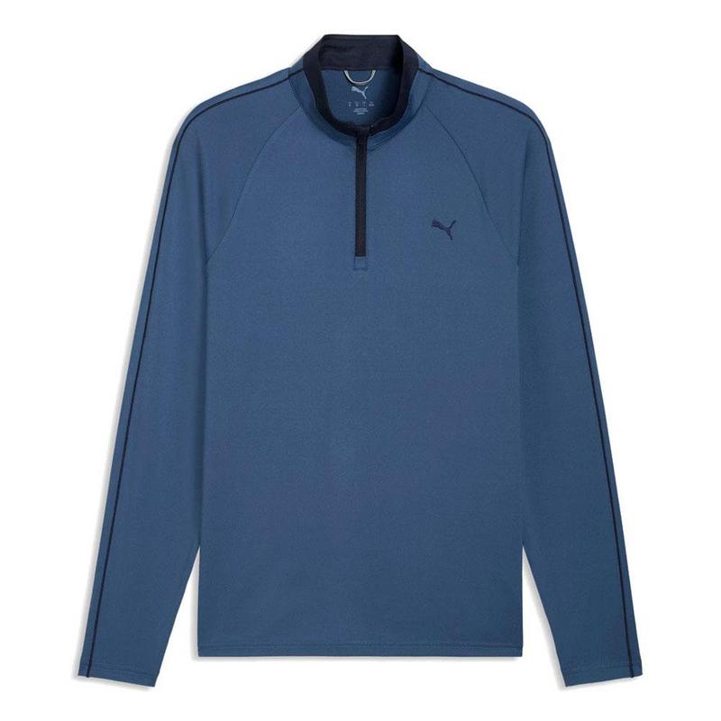 Puma Pure 3.0 1/4 Zip Golf Sweater - Dark Indigo/Deep Navy