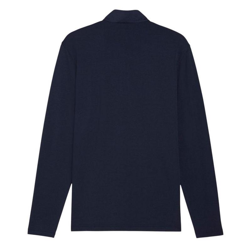 Puma Pure 3.0 Textured 1/4 Zip Golf Sweater - Deep Navy/White Glow - main image