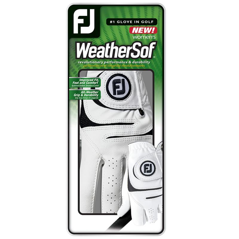 FootJoy WeatherSof Ladies All Weather Golf Glove - White - main image