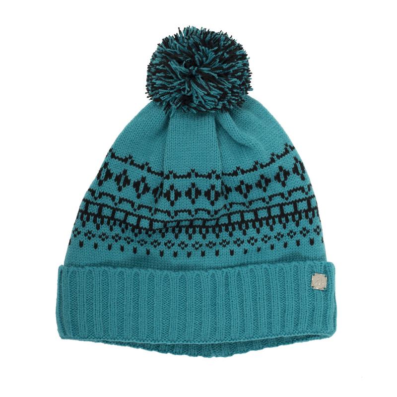 Green Lamb Helen Lined Fairisle Beanie Hat - main image