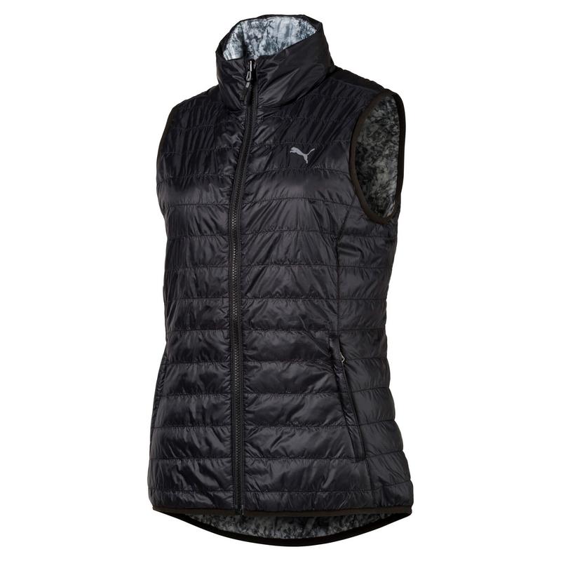 Puma Womens PWR WARM Reversible Vest - Black / Quarry - main image