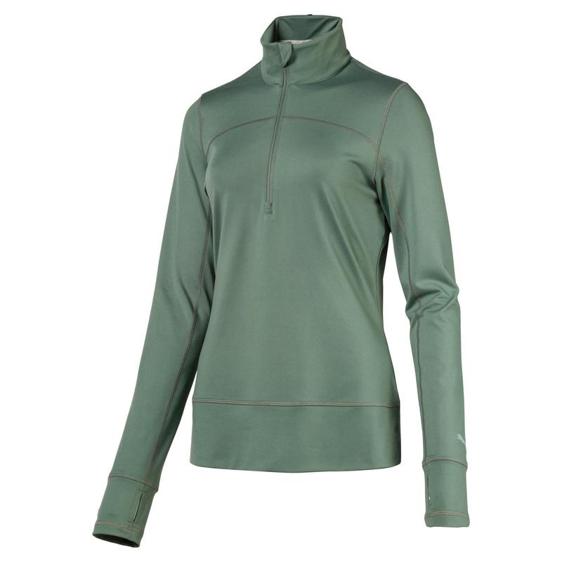 Puma Ladies 1/4 Zip Popover - Laurel Wreath - main image