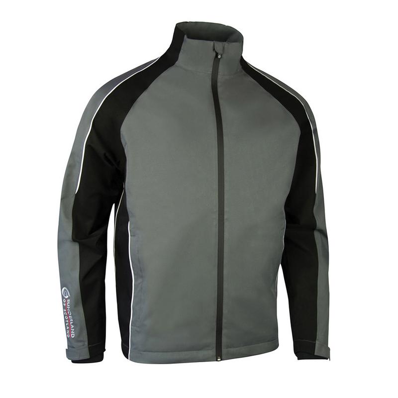Sunderland Vancouver Pro Waterproof Golf Jacket - Gunmetal/Black - main image
