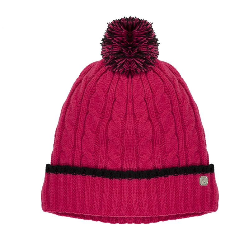 Green Lamb Harper Lined Beanie Hat with Tipping - Pink - main image