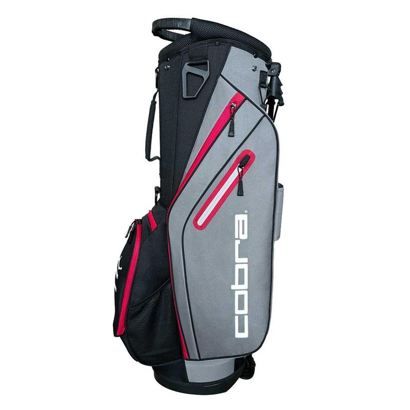 Cobra Signature Golf Stand Bag - Grey/Red/Black