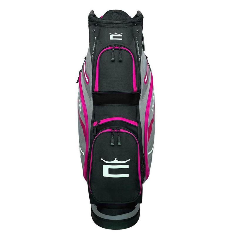Cobra Signature Golf Cart Bag - Grey/Pink/Black - main image