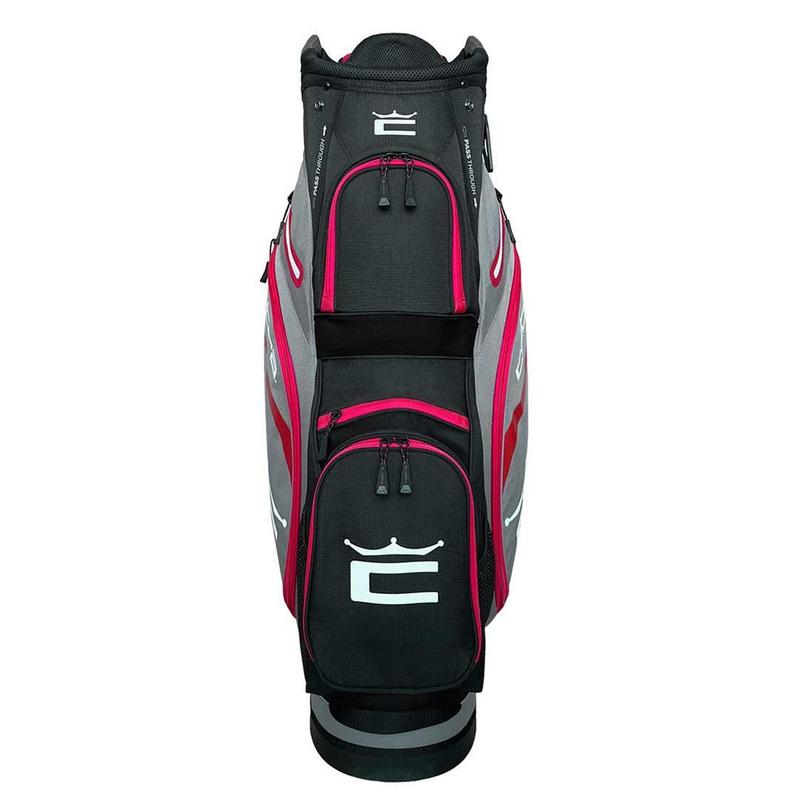 Cobra Signature Golf Cart Bag - Grey/Red/Black - main image