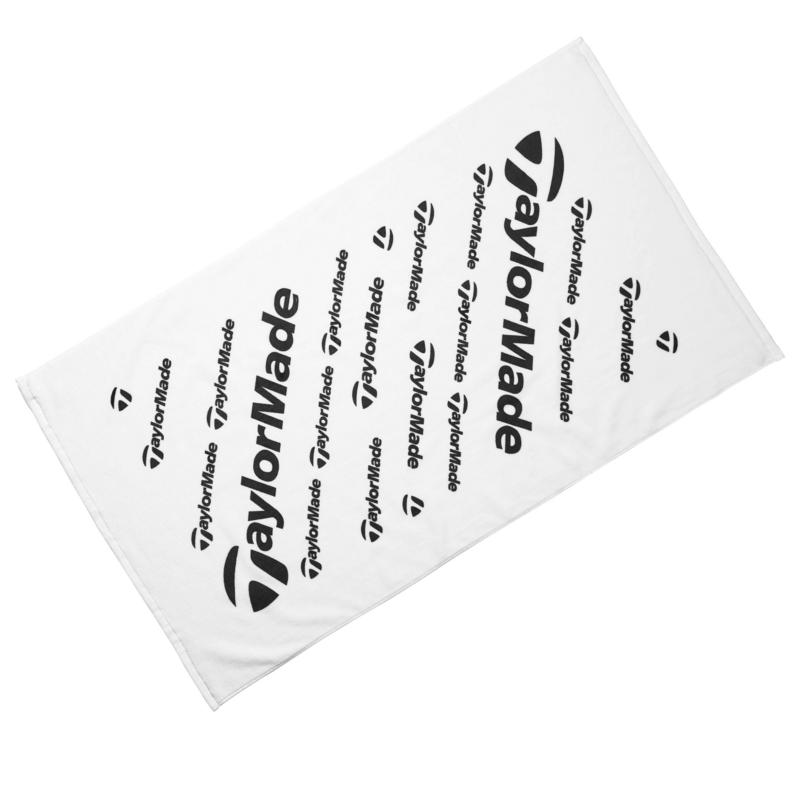 TaylorMade Players Tour Towel White/Black - main image