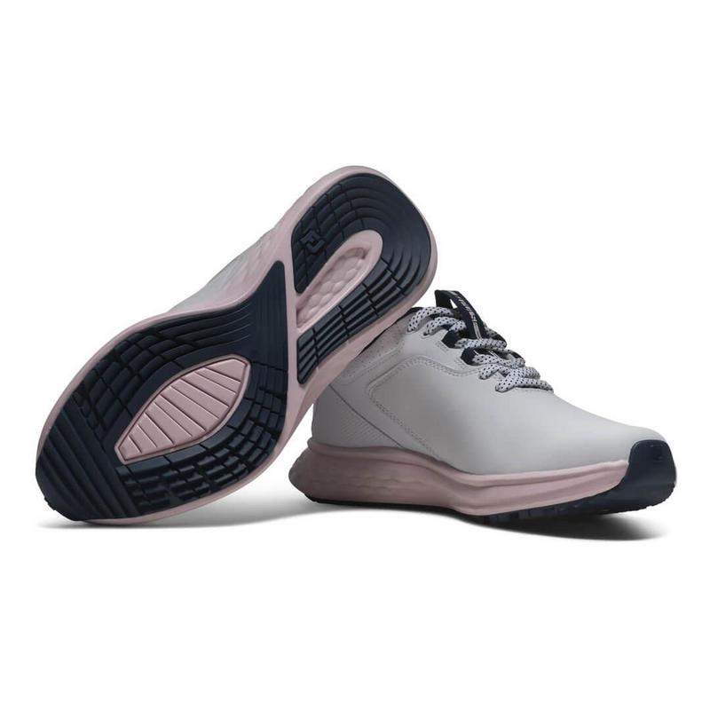 FootJoy Pulse Womens Golf Shoes - White/Navy/Pink - main image