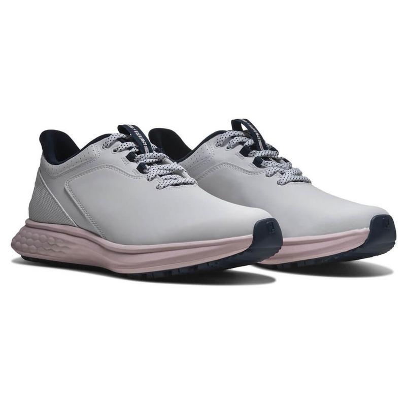 FootJoy Pulse Womens Golf Shoes - White/Navy/Pink - main image