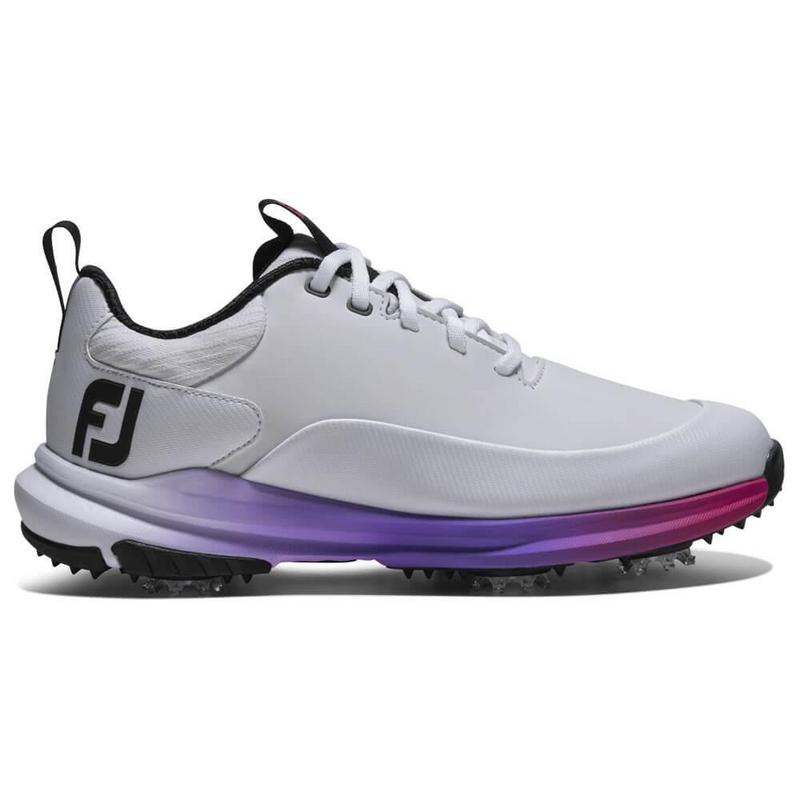 FootJoy Tour Rival Womens Golf Shoes - White/Silver/Pink