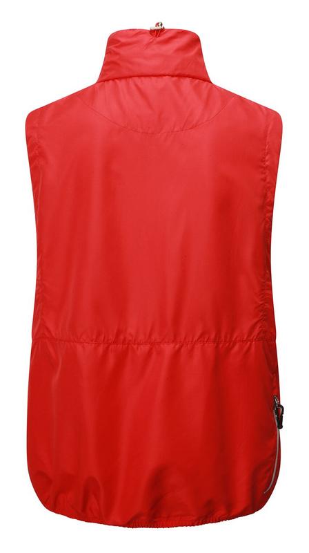 Swing Out Sister Womens Daisy Packable Gilet - Red - main image