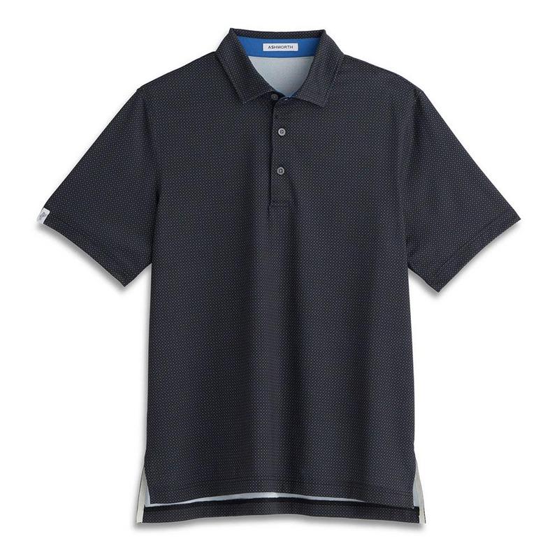 Ashworth Micro Dot Golf Polo - Black