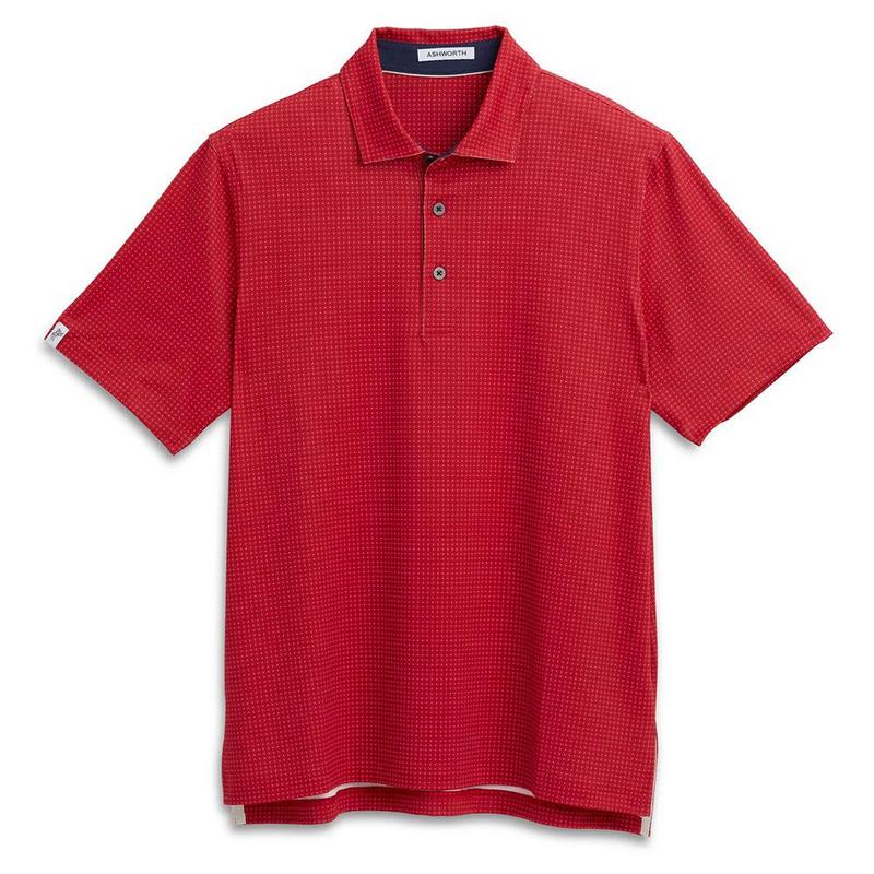 Ashworth Micro Dot Golf Polo - Red - main image