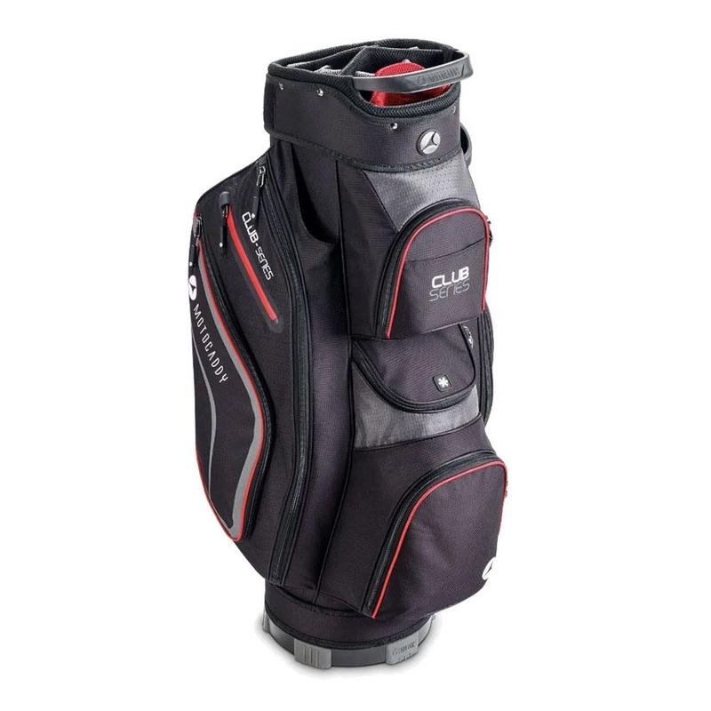 Motocaddy Club Series Golf Trolley Bag Black/Red - main image