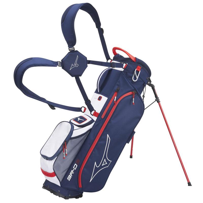 Mizuno BR-D3 Golf Stand Bag - Navy/Red
