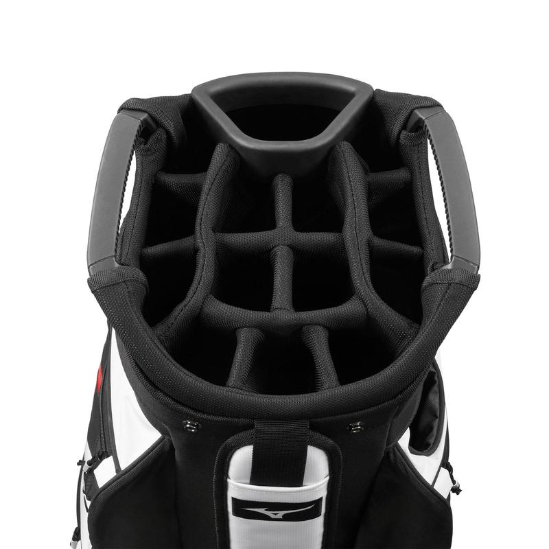 Mizuno BRD4C Golf Cart Bag White/Black Click Golf