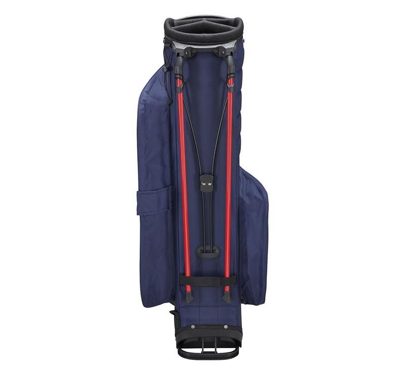 Mizuno BR-DRI Waterproof Golf Stand Bag - Navy/Red - main image