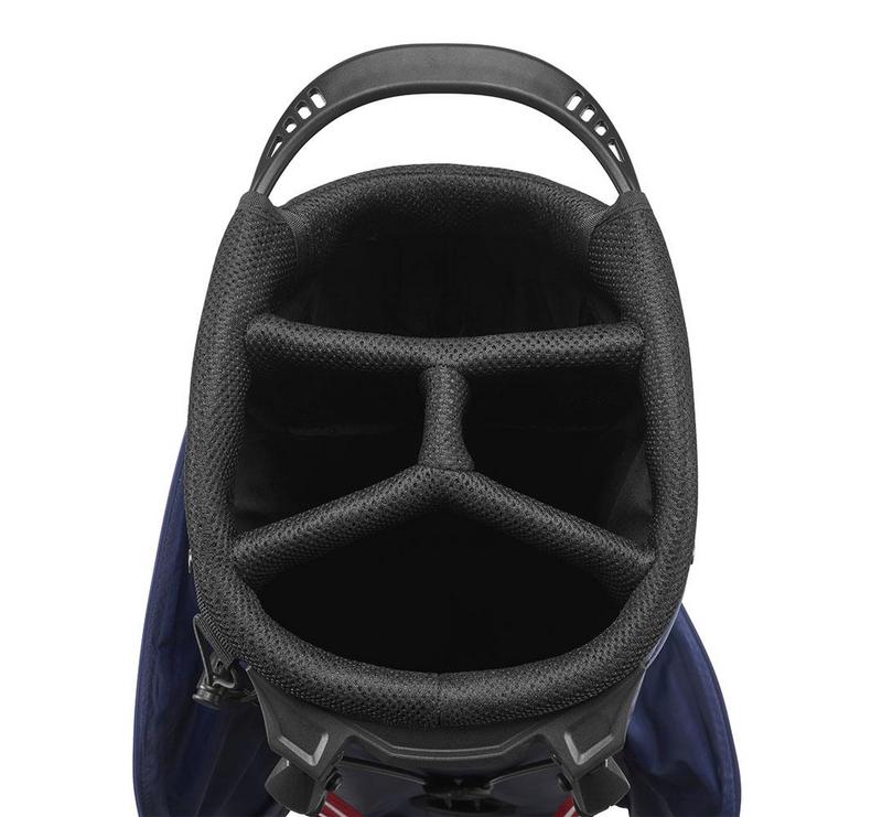 Mizuno BR-DRI Waterproof Golf Stand Bag - Navy/Red - main image
