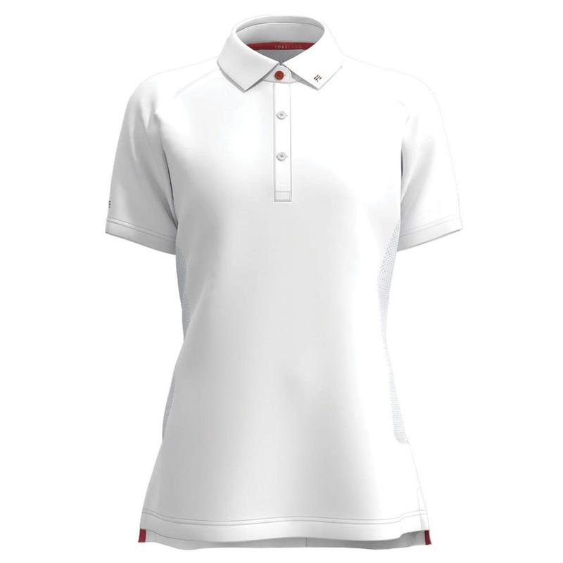 Forelson Batsford Ladies Button Golf Polo Shirt - White - main image