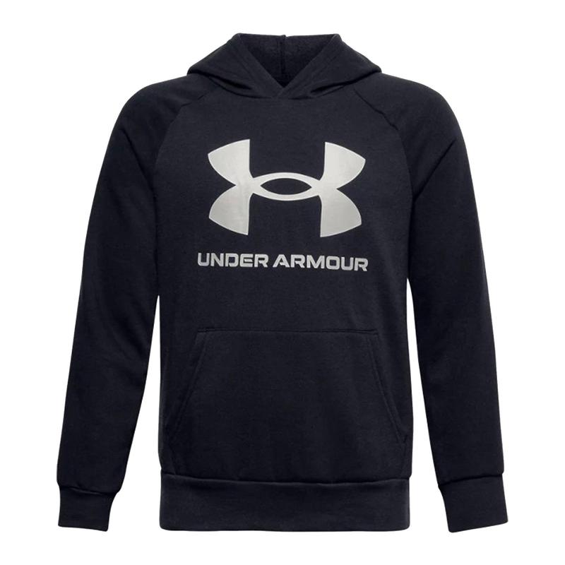 Under Armour Boys Rival Fleece Big Logo Golf Hoodie - Black - main image