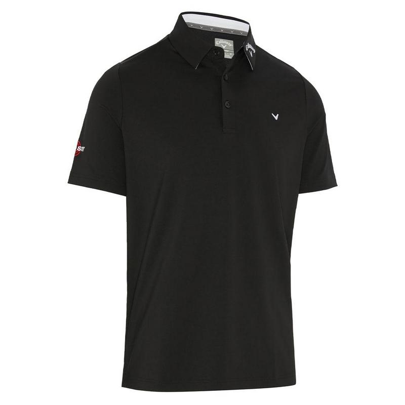 Callaway 3 Chev Odyssey Golf Polo Shirt - Caviar - main image