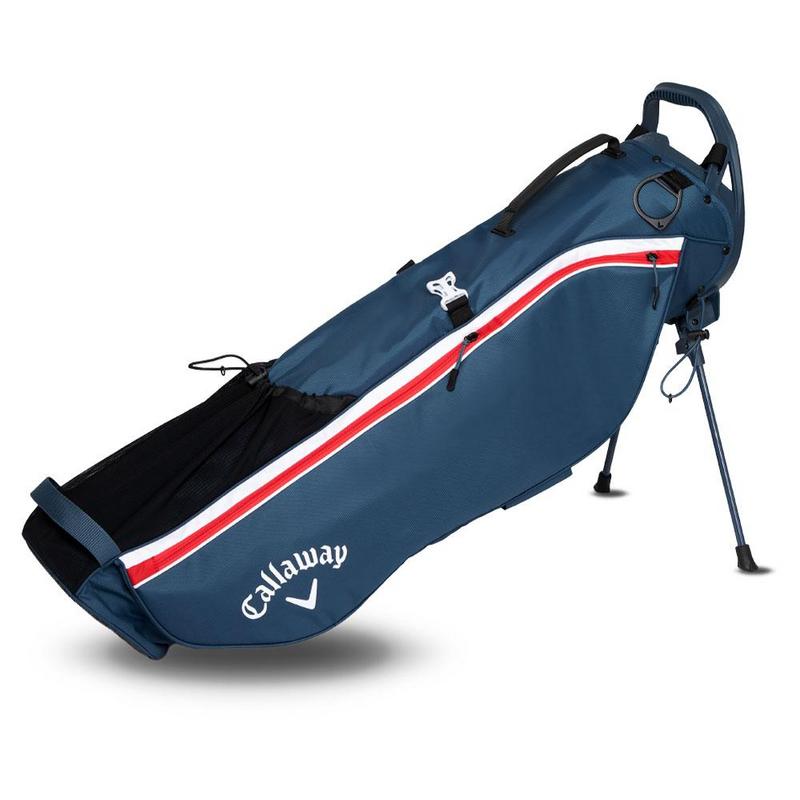 Callaway Carry Plus Pencil Stand Bag Navy White Red Click Golf Callaway Carry Plus Pencil Stand Bag Navy White Red Click Golf