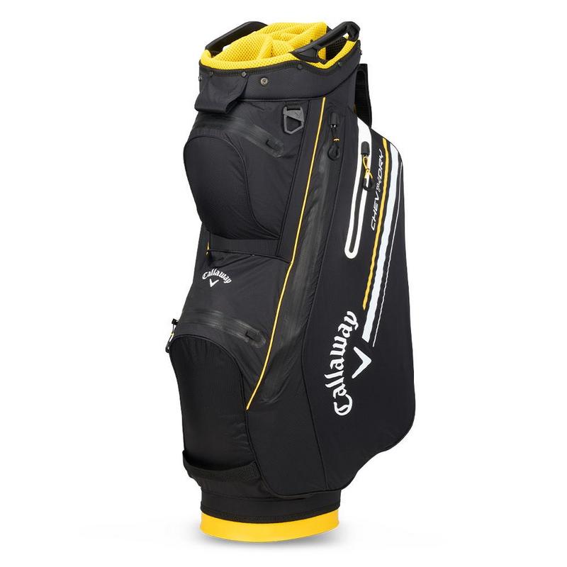 Callaway Chev Dry 14 Waterproof Golf Cart Bag - Black/Golden Rod - main image