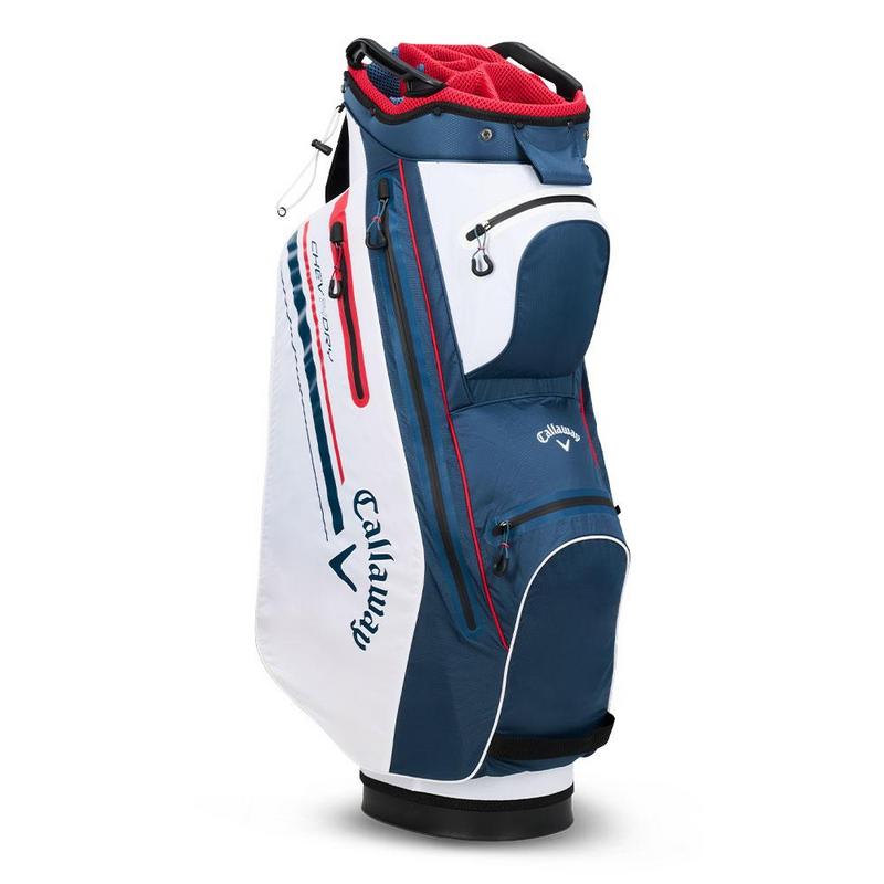 Callaway Chev Dry 14 Waterproof Golf Cart Bag - Navy/White/Red - main image