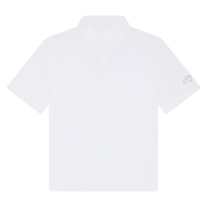 Callaway Junior Tournament Golf Polo Shirt - Bright White - main image