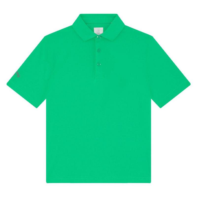Callaway Junior Tournament Golf Polo Shirt - Holly Green
