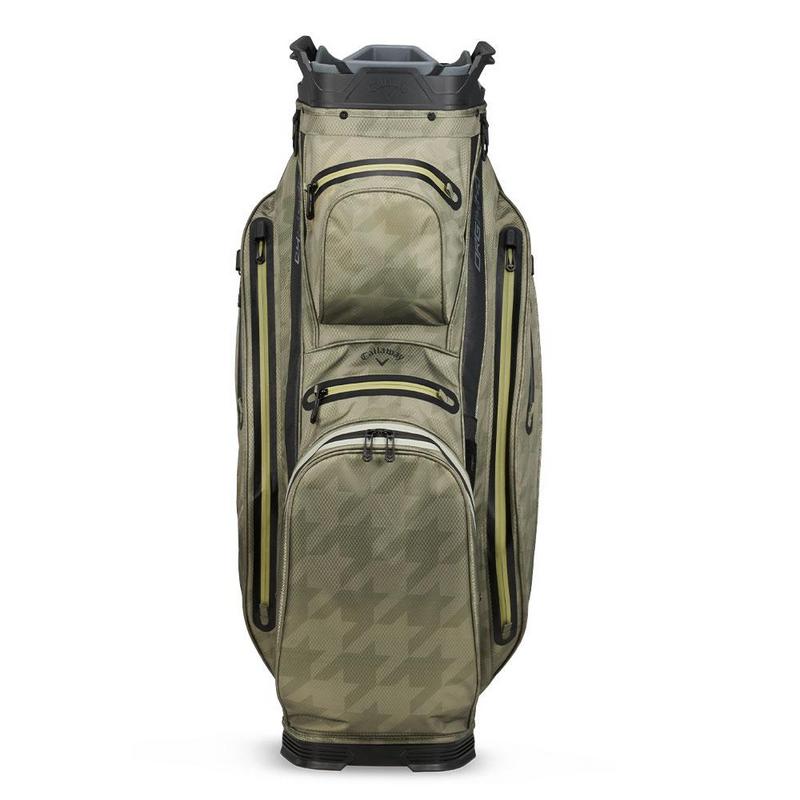 Callaway Org 14 HD Waterproof Golf Cart Bag - Olive Houndstooth - main image