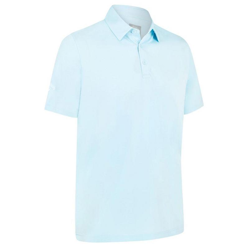Callaway SS Solid Swing Tech Golf Polo Shirt Arctic Paradise
