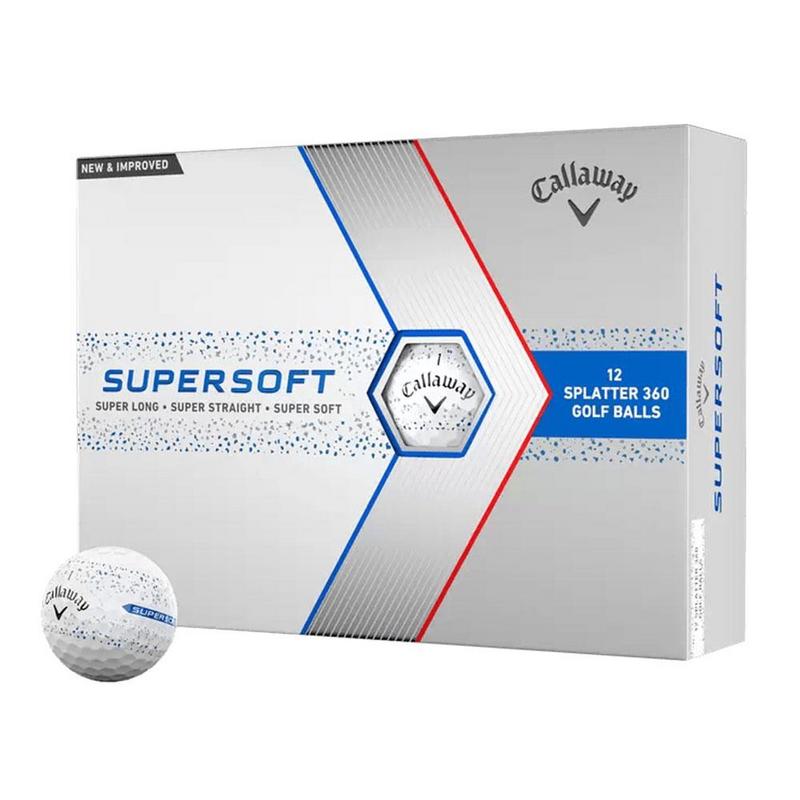 Callaway Supersoft Splatter Golf Balls - Blue - main image