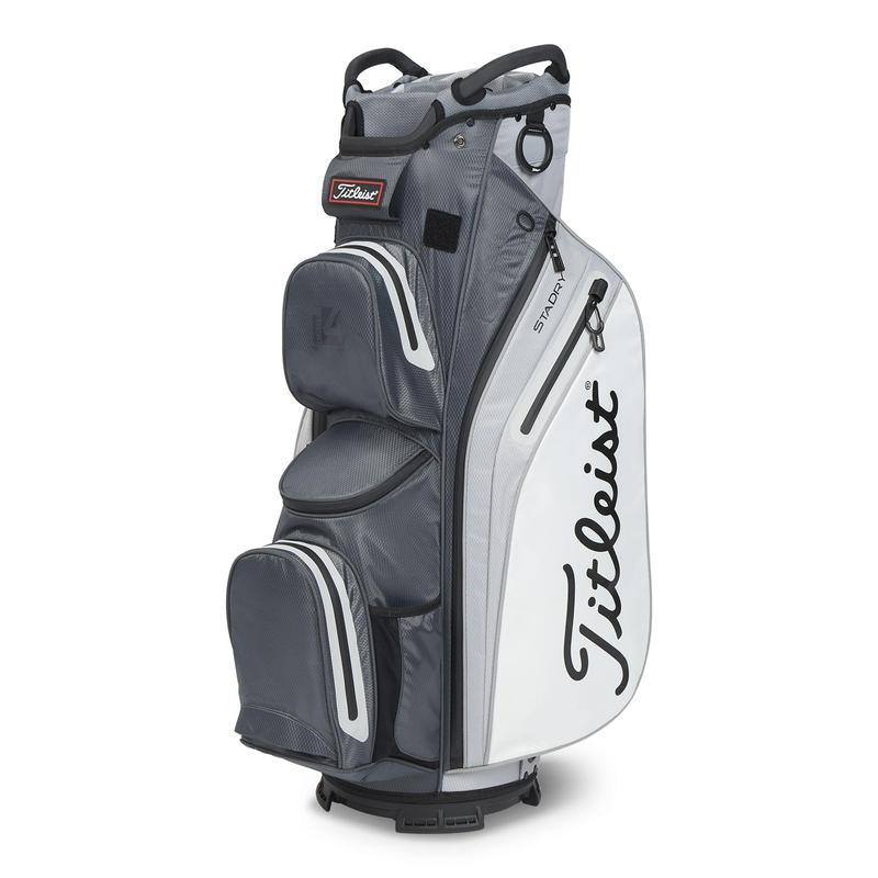 Titleist Cart 14 StaDry Golf Cart Bag Charcoal/Grey/White