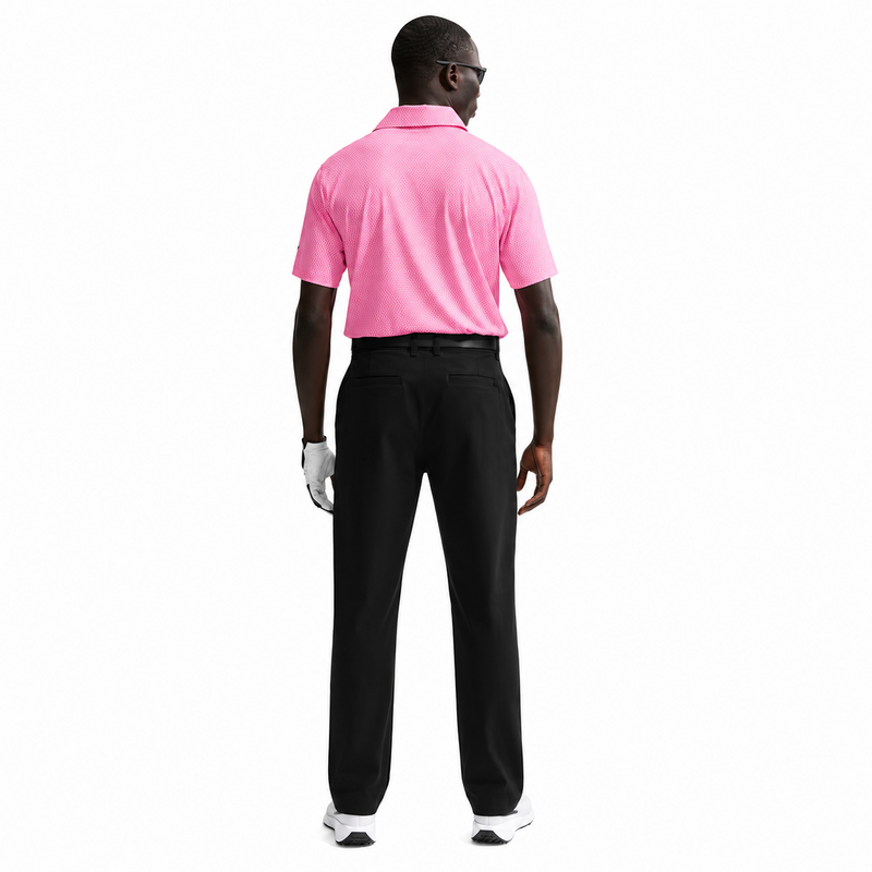 Nike Dri-Fit Velocity Floral Print Golf Polo Shirt - Pink Foam/Peony/Black - main image