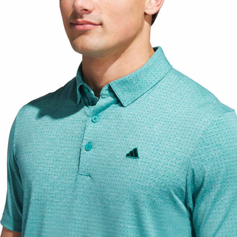 adidas Go To Rise Print Polo - Pure Teal - main image