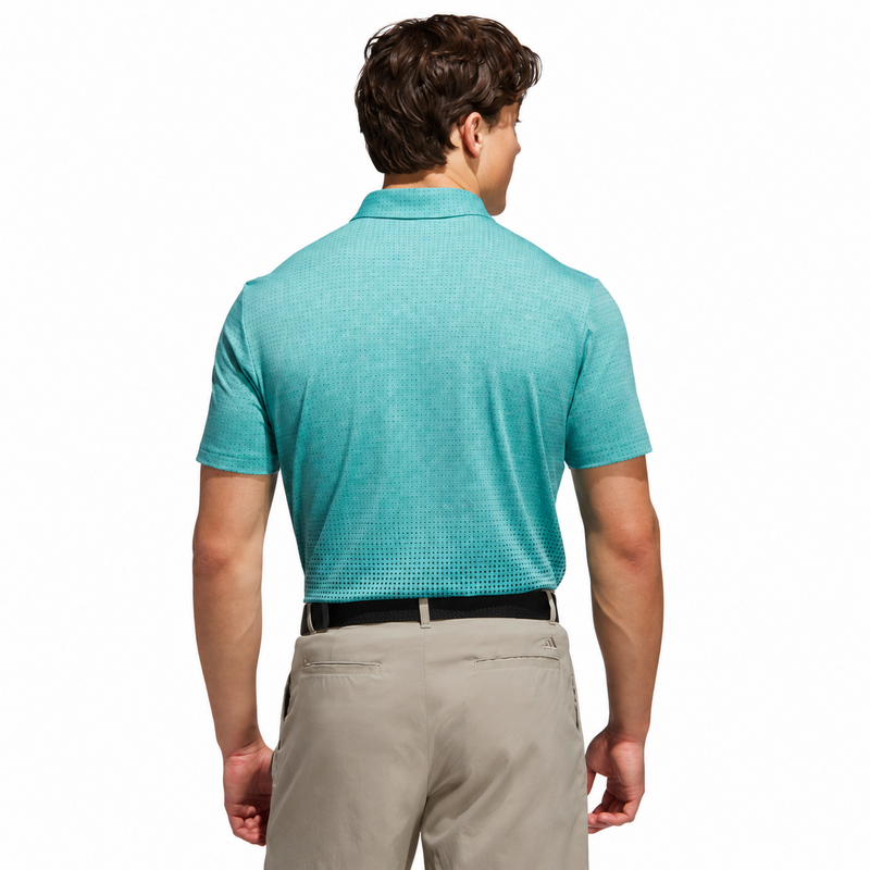 adidas Go To Rise Print Polo - Pure Teal - main image