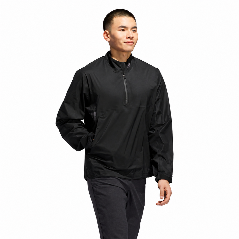 Climaproof Half Zip Waterproof Jacket - Black - main image